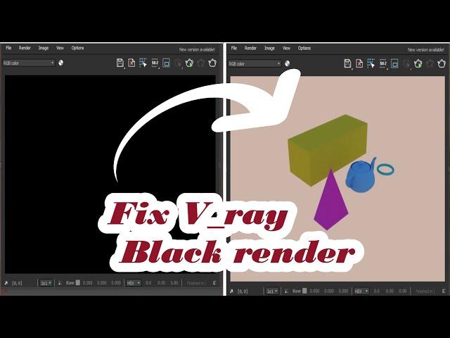 How to fix Vray Black render screen in 3ds max