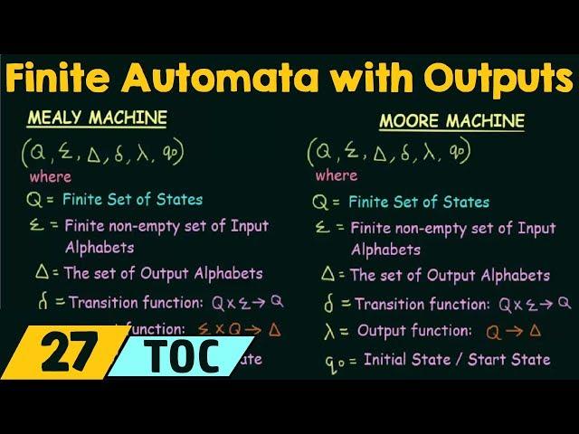 Finite Automata With Outputs