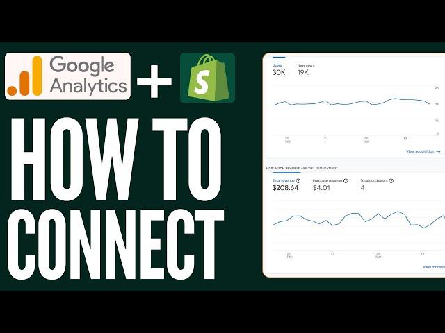 Connect Google Analytics to Shopify | GA4 Setup Tutorial (2025) 