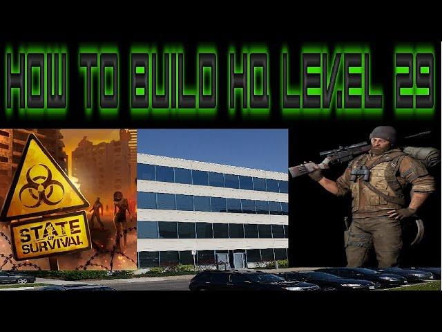 How To Upgrade Headquarters To Hq Lvl 29 In State Of Survival—Full State Of Survival Guide -  2021