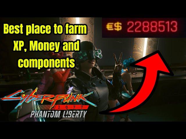 Best way to farm Money, XP and Crafting components in Cyberpunk 2077! #cyberpunk2077