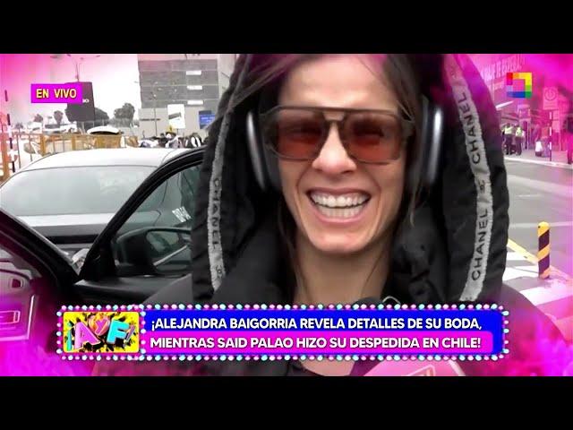 Amor y Fuego - JUN 25 - ALEJANDRA REVELA DETALLES DE SU BODA, MIENTRAS SAID HIZO DESPEDIDA EN CHILE