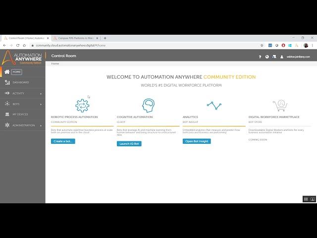 01 Automation Anywhere Community Edition Setup
