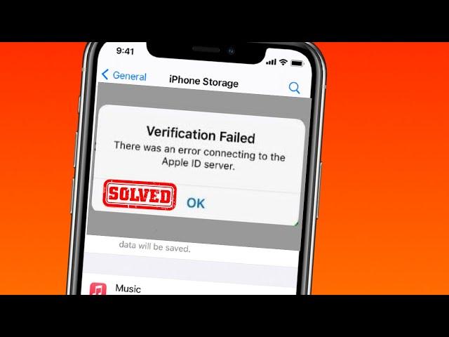 How to fix verification failed Apple ID 2021