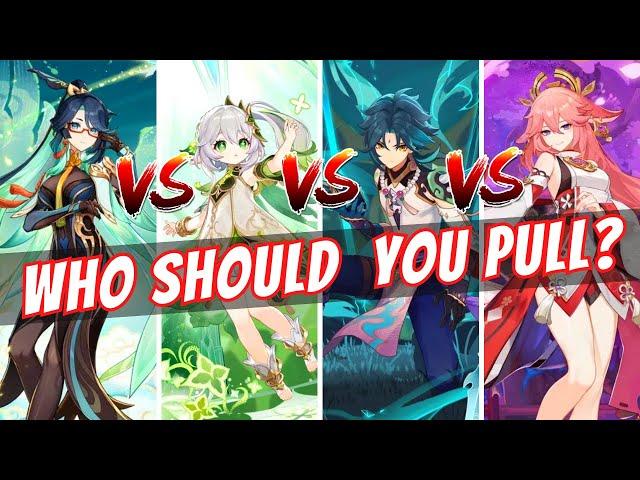 XIANYUN / NAHIDA / XIAO / YAE MIKO - Who Should You Pull For In Genshin Impact 4.4 Banners