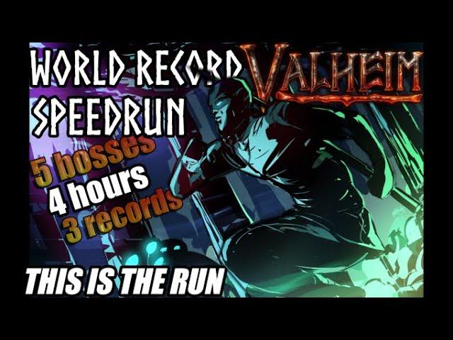 Former World Record Valheim Speedrun - [4:13:31] 5 bosses NG RSG - Description!