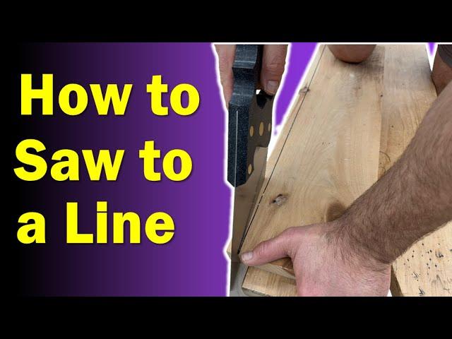 Hand Tool Woodworking | Why Can't I Saw a Straight Line?