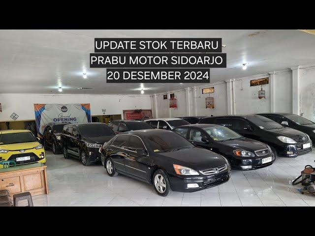 UPDATE STOK TERBARU PRABU MOTOR SIDOARJO 20 DESEMBER 2024