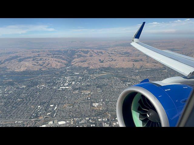 United Airlines Airbus A321neo シカゴ・オヘア空港出発&サンフランシスコ国際空港到着