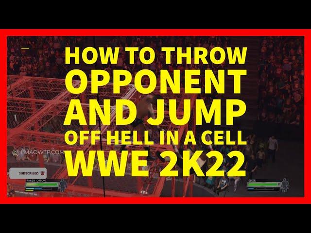 How to Throw Opponent and Jump off Hell in a Cell in WWE 2k22 (XBOX, PLAYSTATION, AND PC)