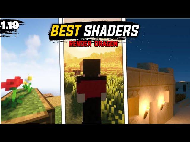 Top 5 Best Shaders For Minecraft Pe Render Dragon || 1.19 Render Dragon Shaders MINECRAFT PE