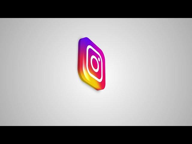 Instagram 3D Logo Animation Tutorial in After Effects | No Plugins | 3D Intro Tutorial 2023