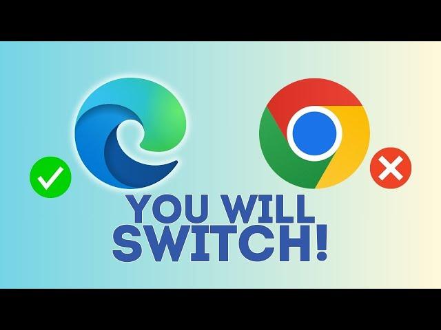 You will Switch from CHROME to EDGE After watching this!