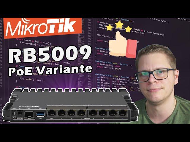 Mikrotik RB5009UPr+S+IN - Review, Hands On und Performance Test 10Gbit