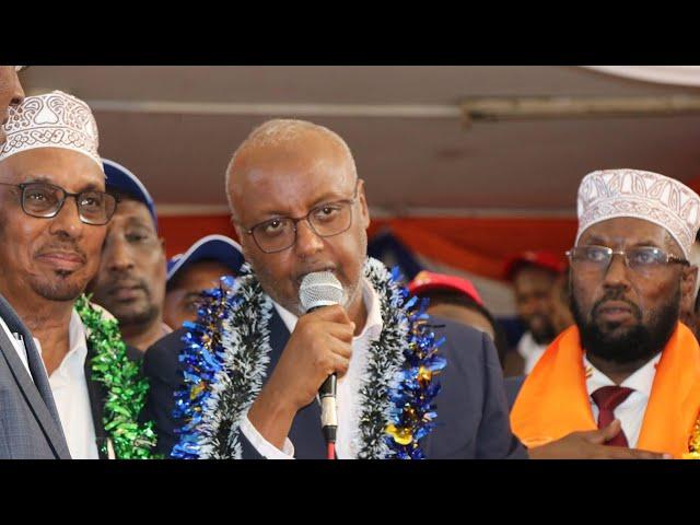 Politician Faisal Abdirahman Abass speech at Weytan youth meeting held in Nairobi on 10th May 2022.