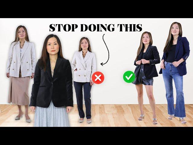 Long blazers don't look good on you? No, you were just styling it WRONG. Here's how to do it right.