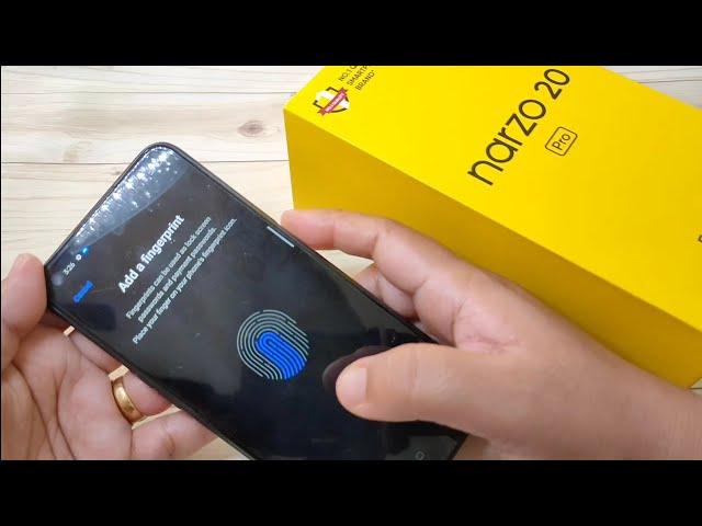 Realme Narzo 20 Pro | How To Set FingerPrint Lock in REalme Narzo 20 Pro