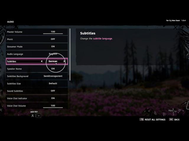 How To Change Subtitle Language Far Cry 6 New Dawn