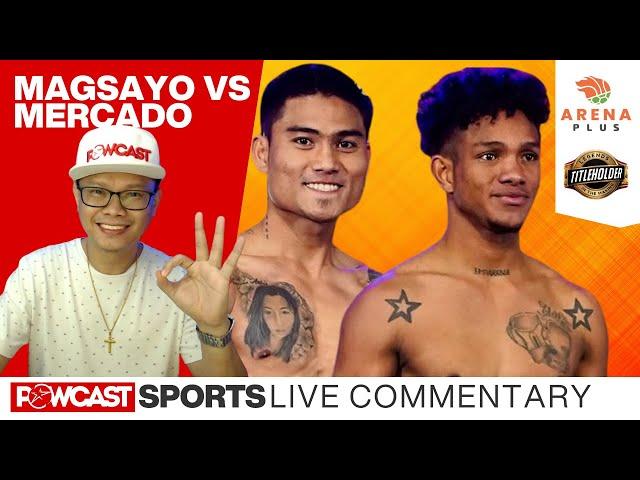 Mark Magsayo vs Bryan Mercado Live Boxing Commentary