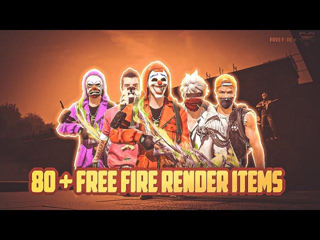 FREE FIRE RENDER PACK || THUMBNAIL RENDER PACK BY NAYAK