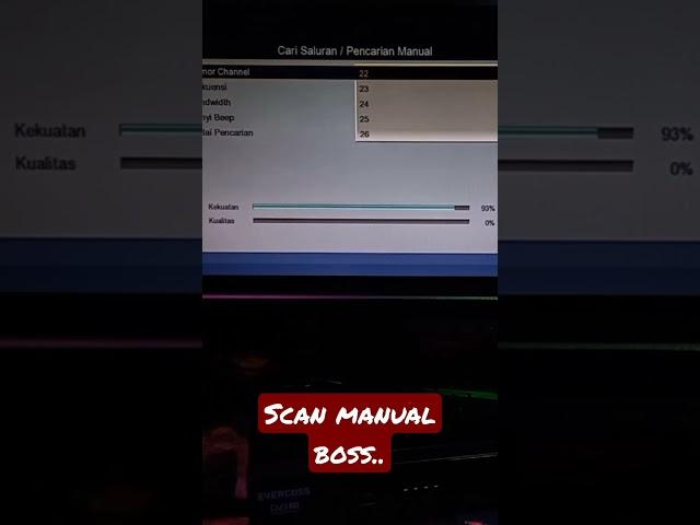 cara scan manual set top box