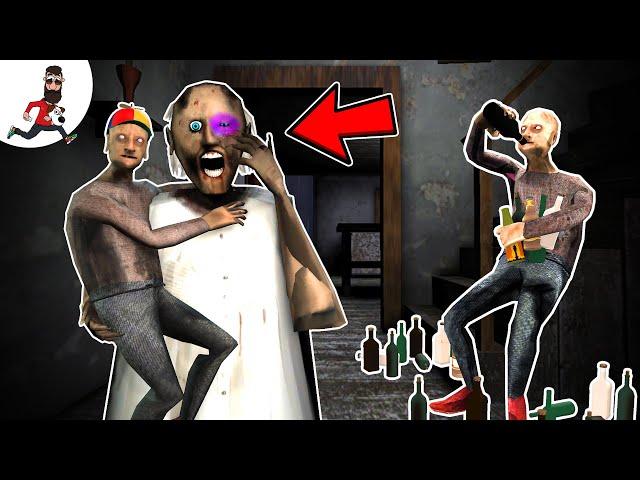 Alcoholic Grandpa vs Granny, baby Grandpa (part 3) ► funny horror animation granny