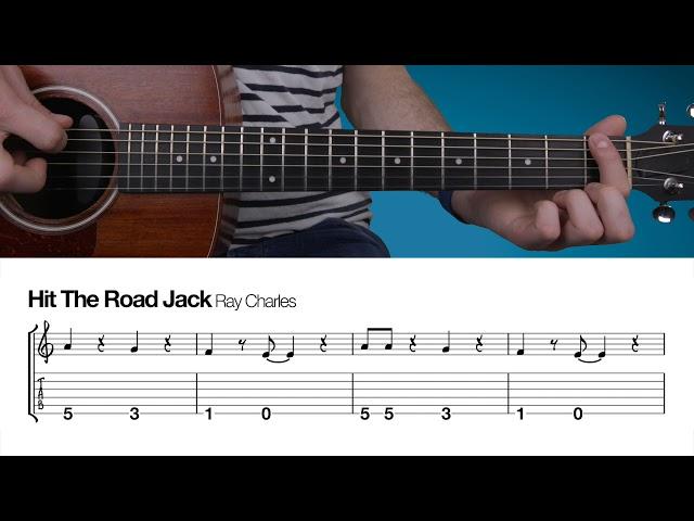 Hit The Road Jack | Beginners Guitar Lesson