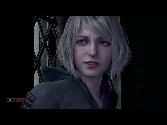 Ninja Ashley Jump and Catched by Leon - Resident Evil 4 Remake MOD Gameplay $