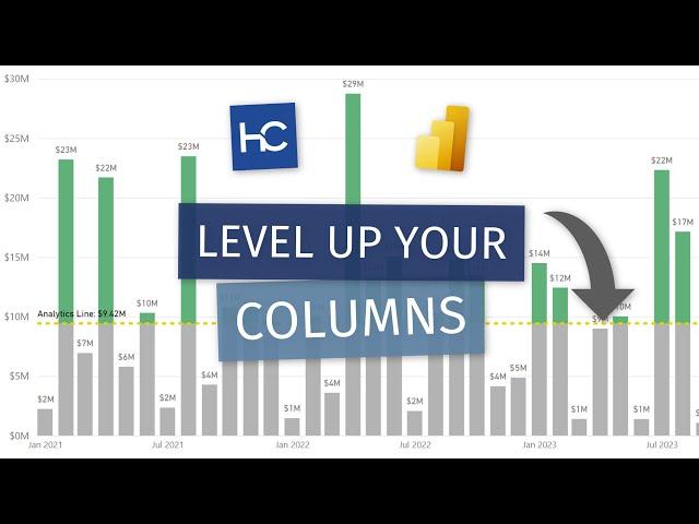 Upgrading Your Column Chart With KPI Colors!