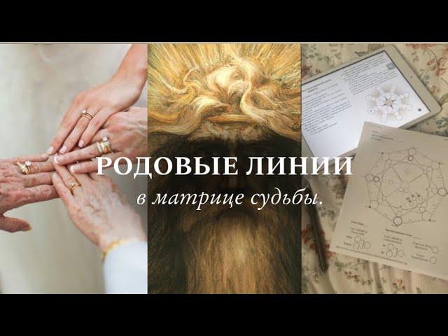 Как читать родовые линии в матрице судьбы. Описание всех чисел.