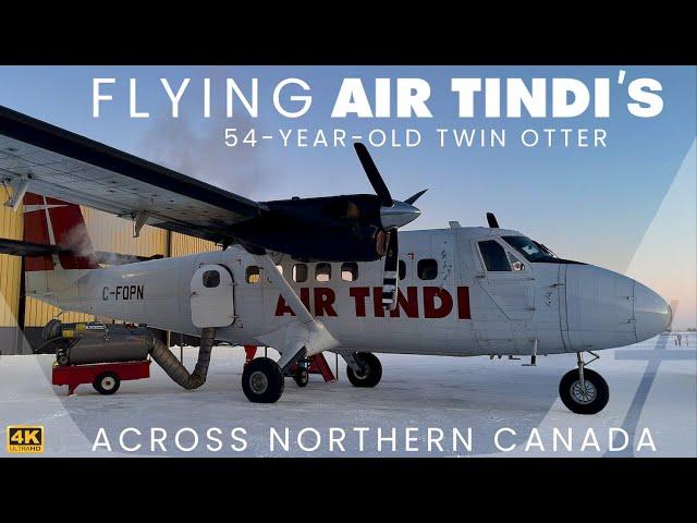 [4K] – Full Flight – Air Tindi – De Havilland Canada DHC-6-300 – YZF-YHY – C-FOPN – 8T242 – IFS 849