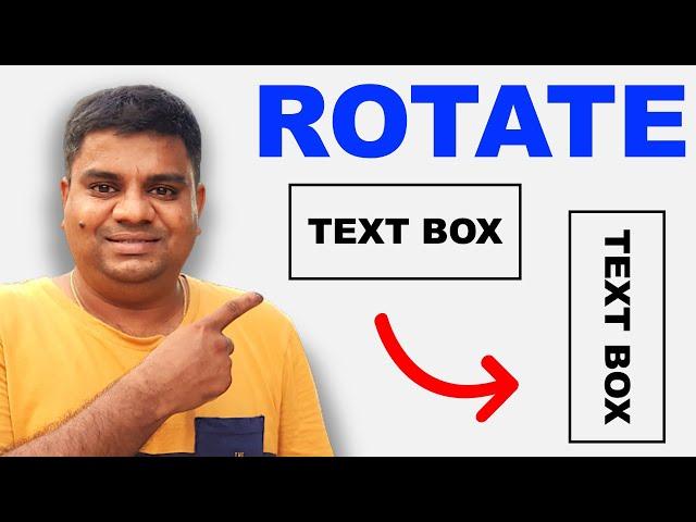 How to Rotate Text Box in PowerPoint