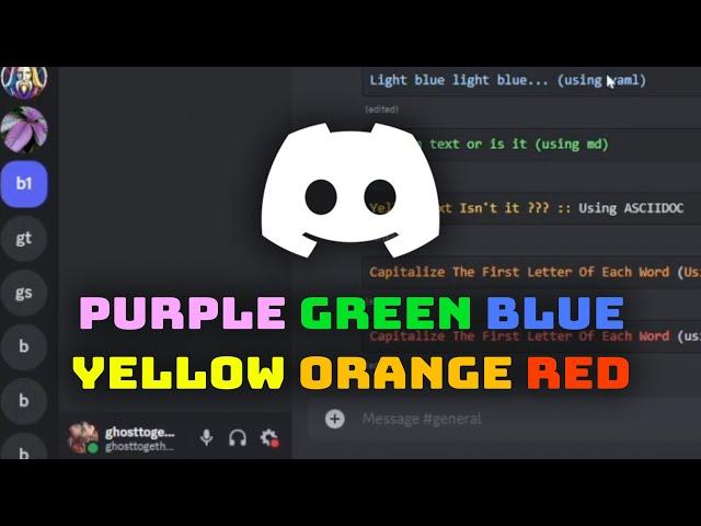 How to type in color on Discord (change text color in discord) in year 2024