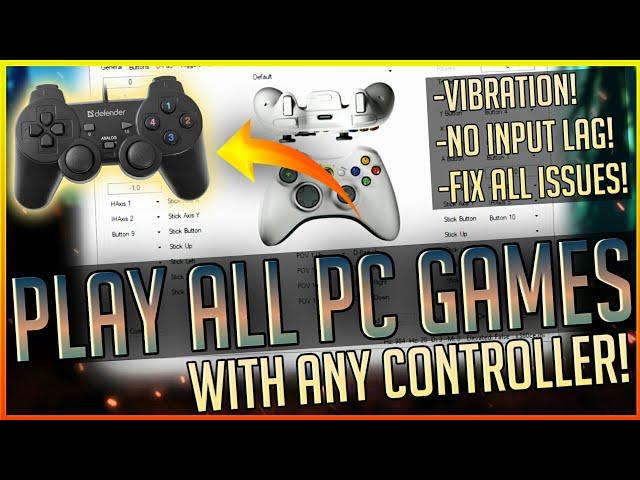 [MADE NEW VIDEO]How To Play All PC Games With Any Controller or Generic USB Gamepad [X360CE]️