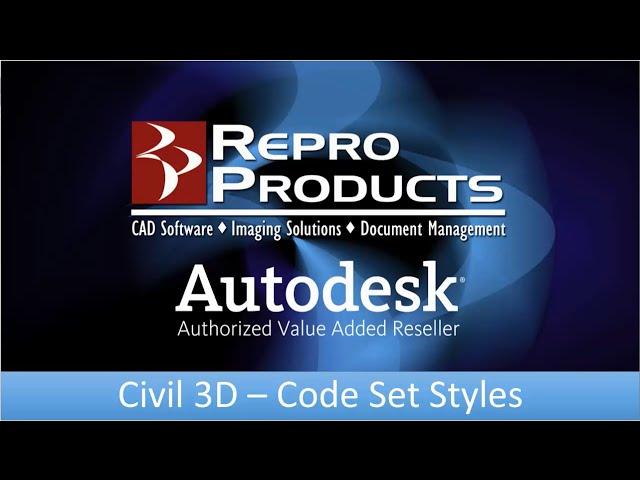 Civil 3D - Code Set Styles