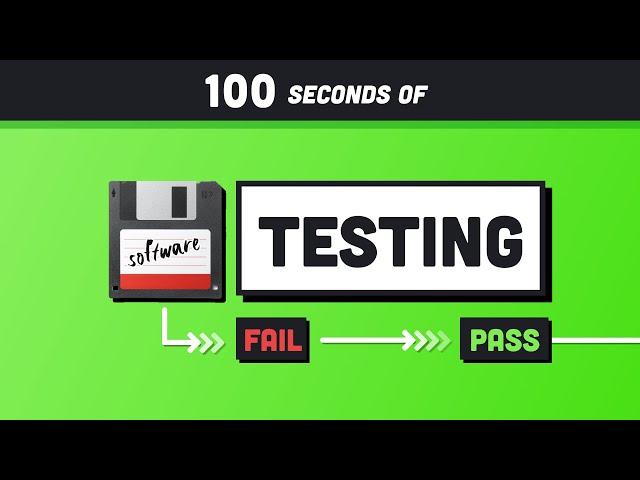 Software Testing Explained in 100 Seconds