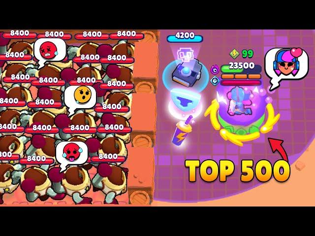 HYPERCHARGE MAX DAMAGE vs 999 CHROMATIC BRAWLERS  TOP 500 FUNNIEST MOMENTS IN BRAWL STARS ep.1225