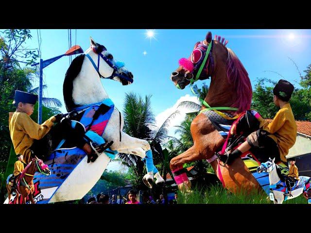 KUDA ◇ Naik kuda Gibas ▪︎ Atraksi kuda jingkrak Purworejo ▪︎ Horse Standing ▪︎ Dino Song Trex