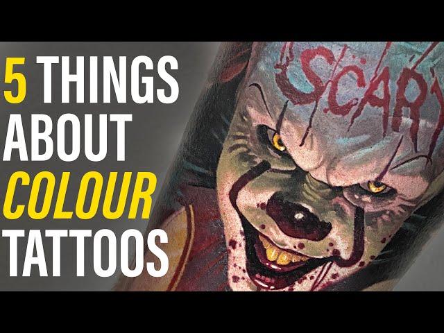 COLOUR TATTOOING TIPS || 5 Things You Must Know (TUTORIAL)