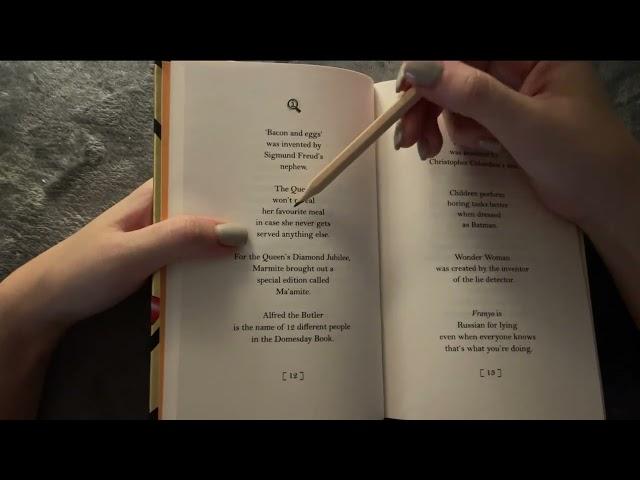 ASMR - Super Relaxing Book Reading 2024 Facts - Clicky Whispers