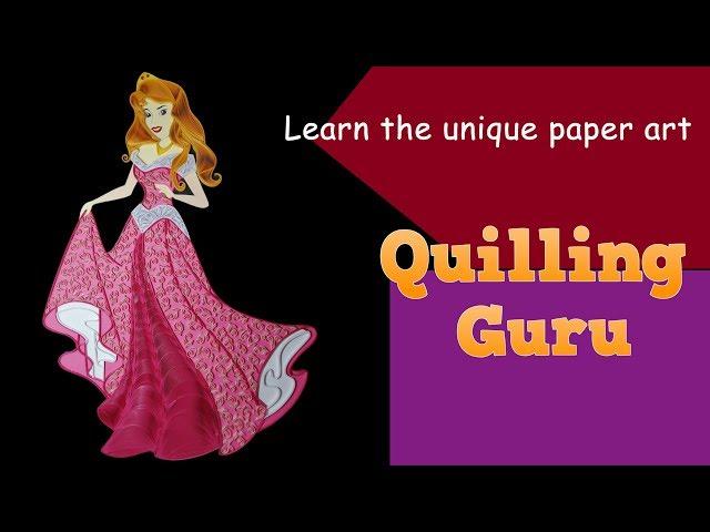 Disney Princess Quilling | Quilling Portait of Disney Princess Aurora