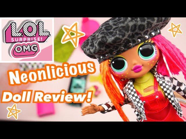 LOL SURPRISE OMG FASHION NEONLICIOUS DOLL REVIEW!