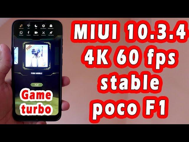 Poco F1 stable  Miui10.3.4.0  #pubg #game_mode  #4k_60fps  #BAHOOTKUCH