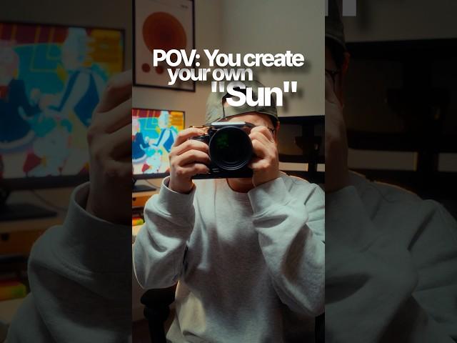 You create your own “Sun” #lighting #cinematic #filmmaking #shorts