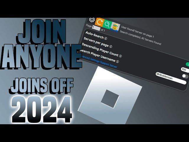 How to Join Anyone on Roblox with Joins Off (Working 2024)