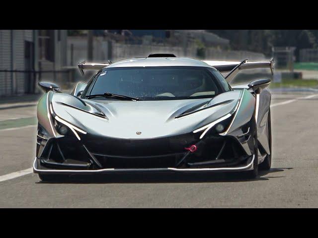 The $2.7M Apollo IE is INSANELY LOUD!  - V12 Start up, Revs & Fly By