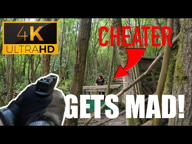 Airsoft CHEATER is FULL AUTOED, watch what happens next...(CRAZY)