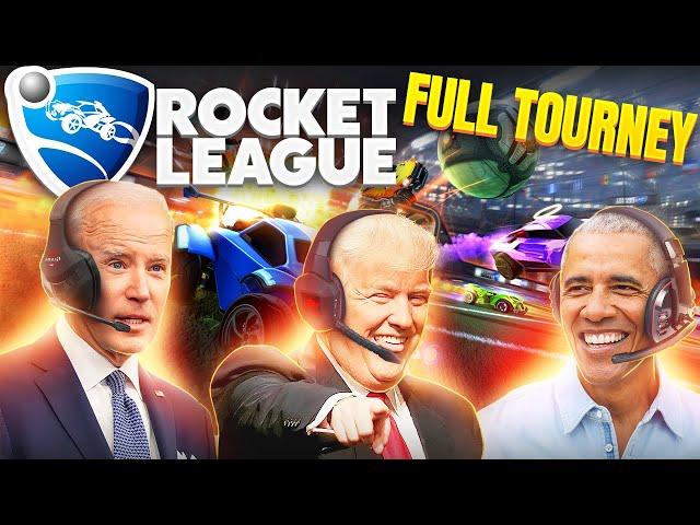 US Presidents Play Rocket League FULL TOURNEY