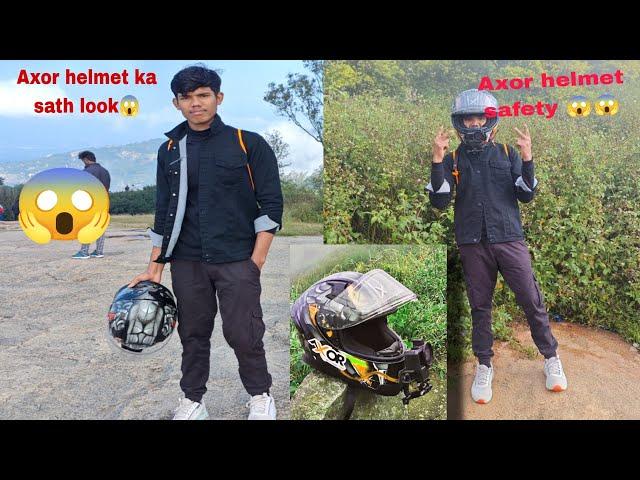 ns200 ka sath axor ka helmet matching 