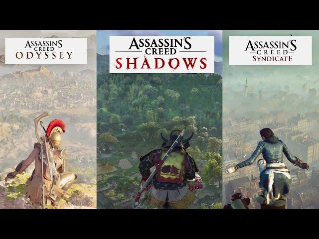 Assassin’s Creed Shadows vs Odyssey vs Syndicate | Assassin’s Creed Shadows Comparison